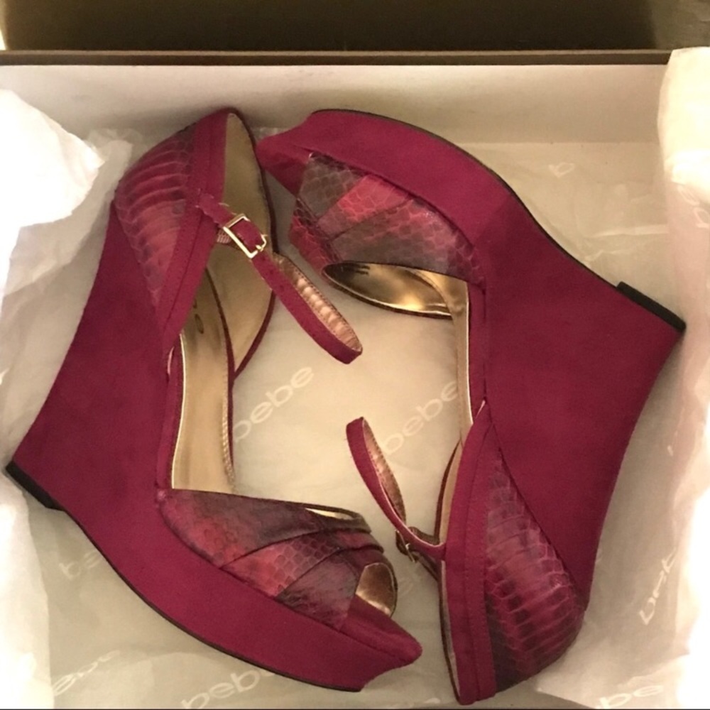 Bebe Wedges - image 8